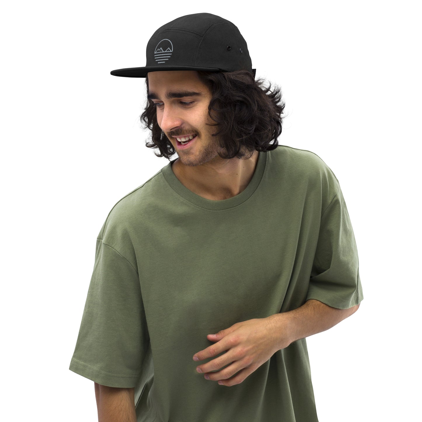 Mokes Kailua Store Embroidered Five Panel Cap