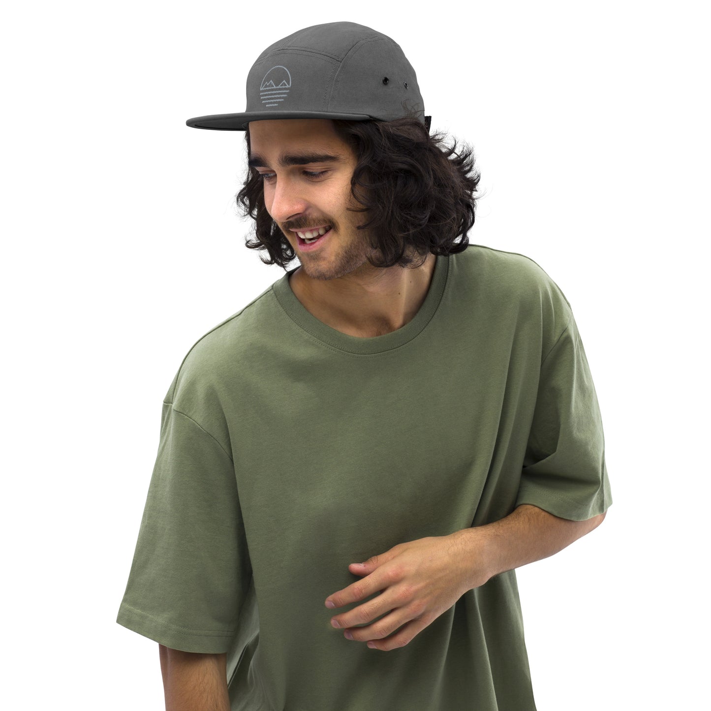 Mokes Kailua Store Embroidered Five Panel Cap