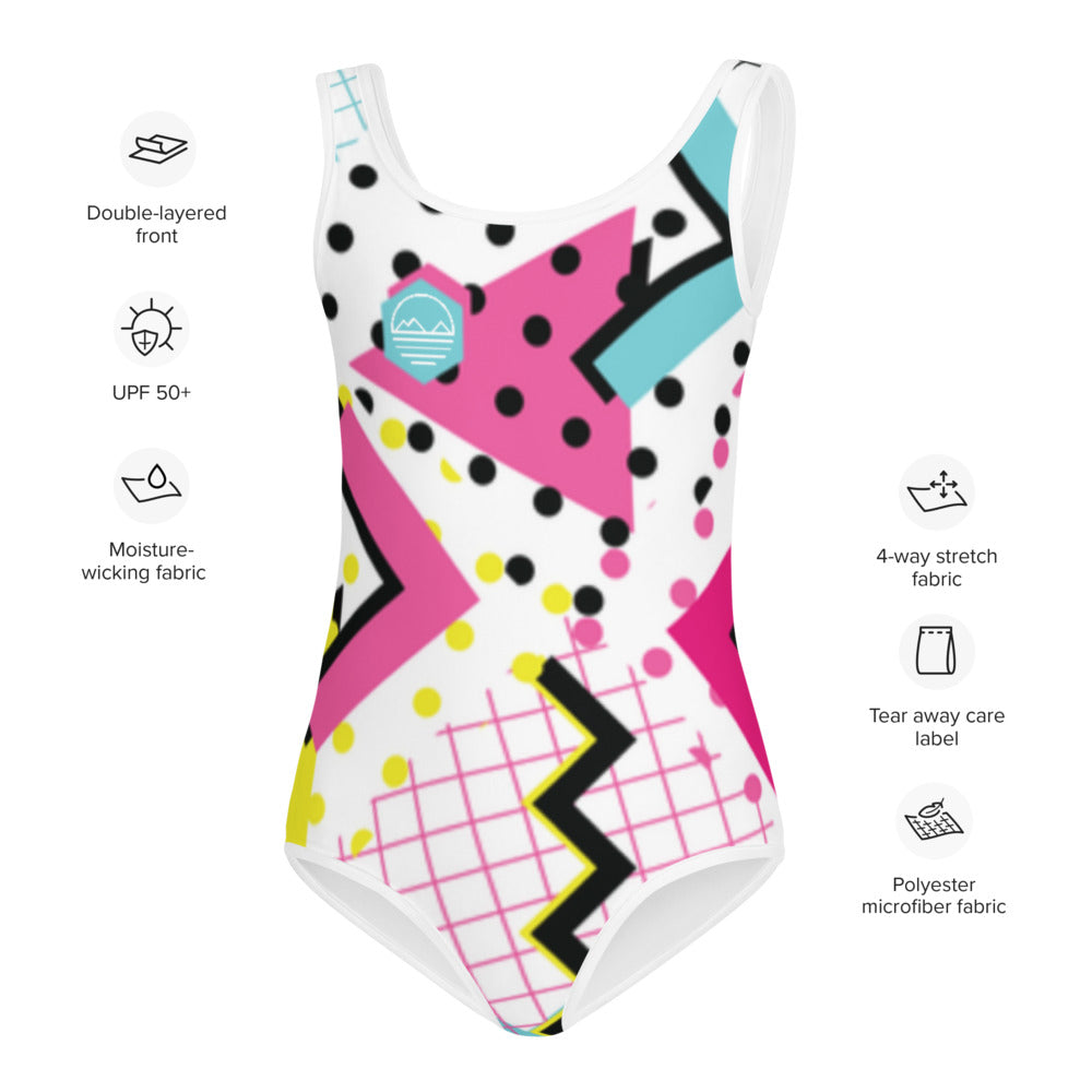 Mokes All-Over Print Kids Swimsuit