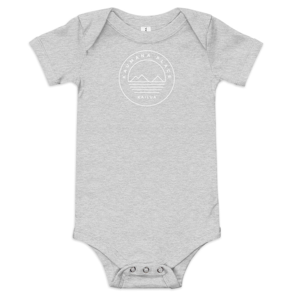 Kaumana Place Simple Mokes Onesie