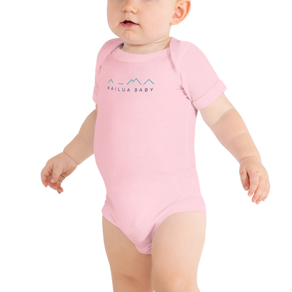 "Kailua Baby" Kailua Store 2-Tone Onesie