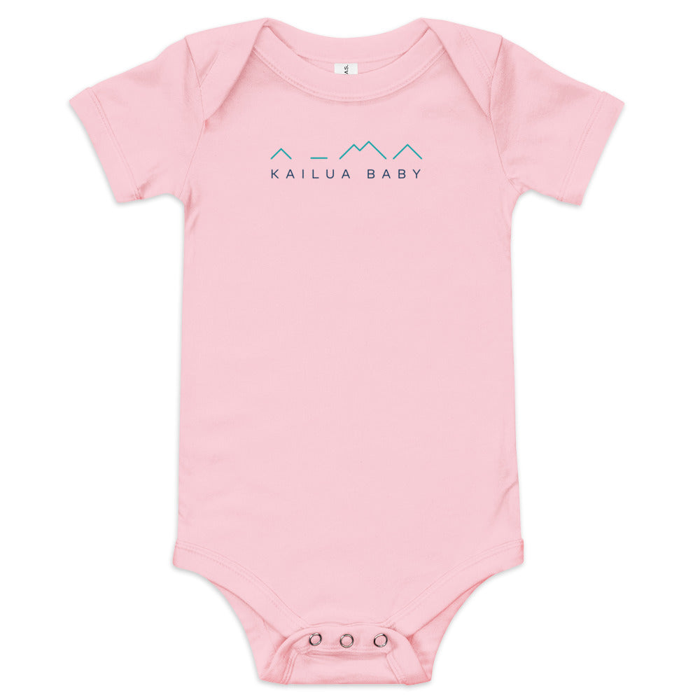 "Kailua Baby" Kailua Store 2-Tone Onesie