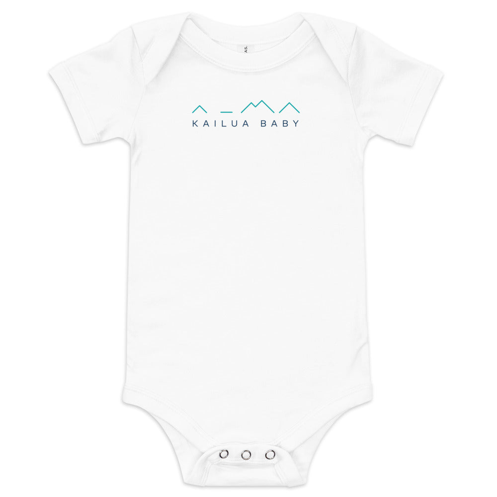 "Kailua Baby" Kailua Store 2-Tone Onesie