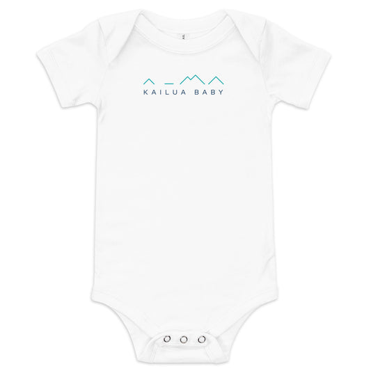 "Kailua Baby" Kailua Store 2-Tone Onesie