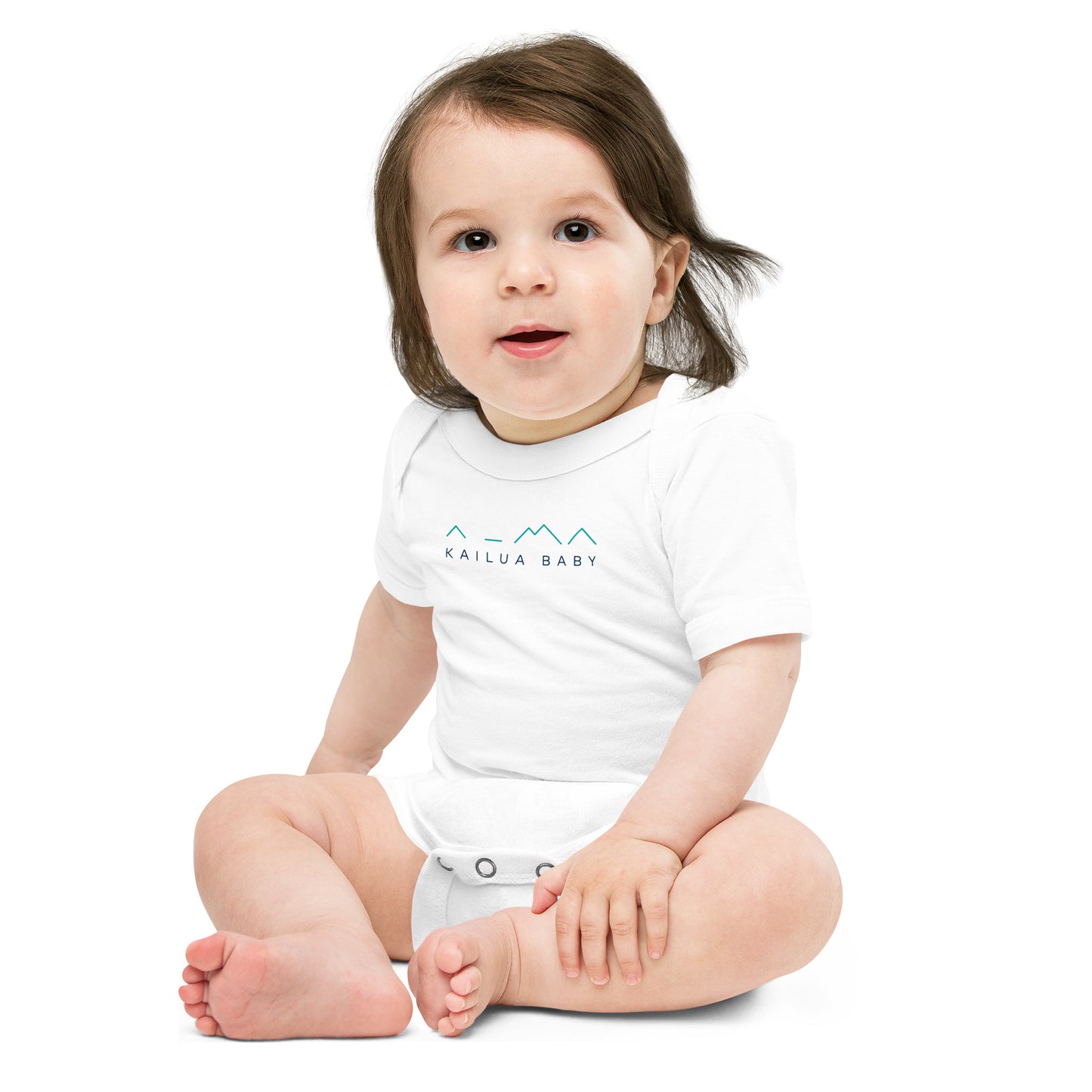 "Kailua Baby" Kailua Store 2-Tone Onesie