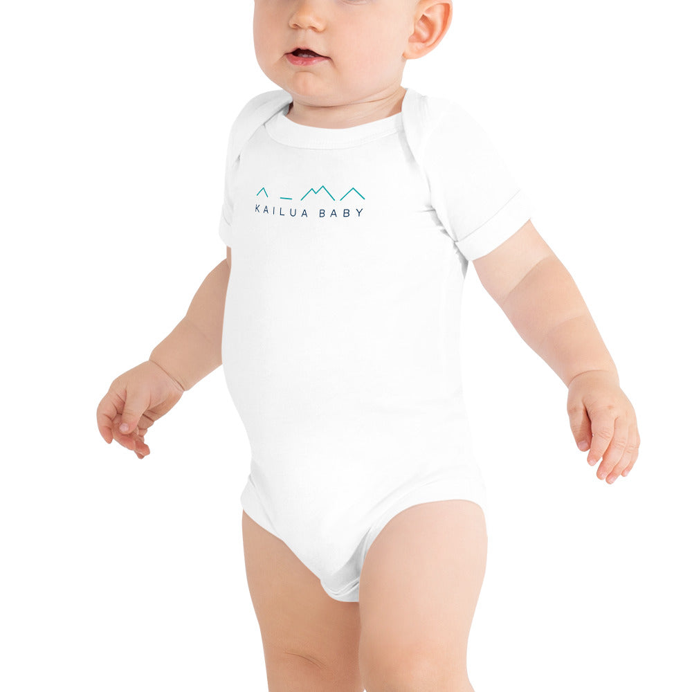 "Kailua Baby" Kailua Store 2-Tone Onesie