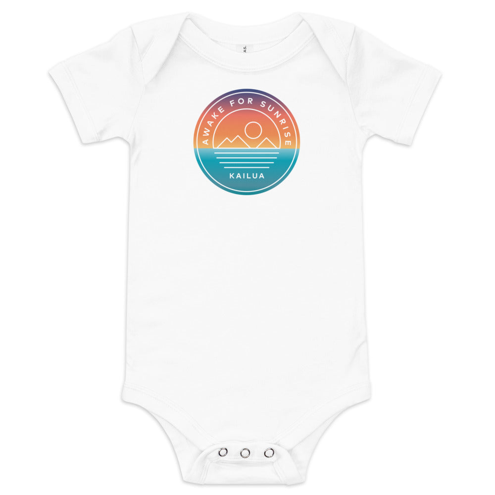 "Awake for Sunrise" Kailua Sunrise Onesie