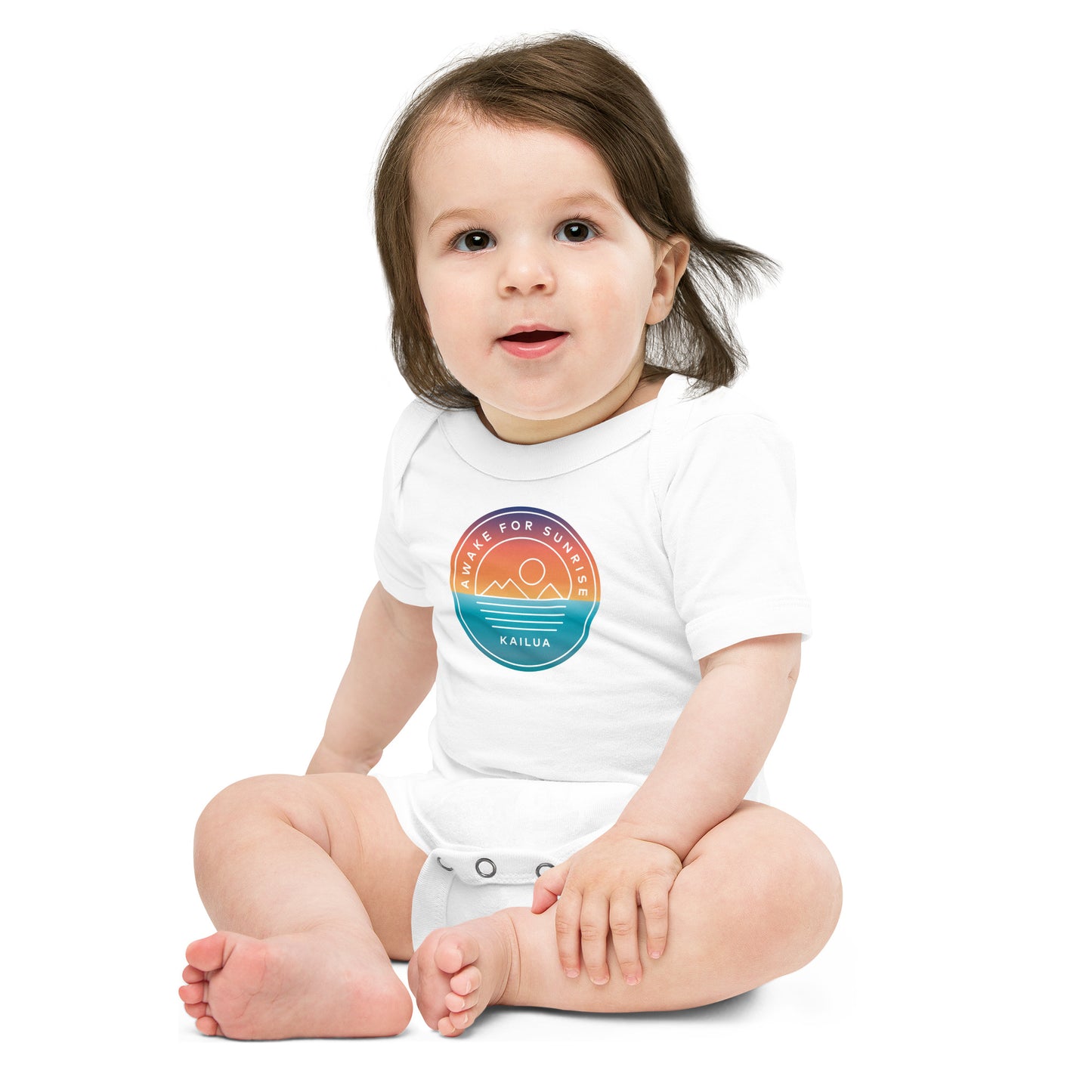 "Awake for Sunrise" Kailua Sunrise Onesie