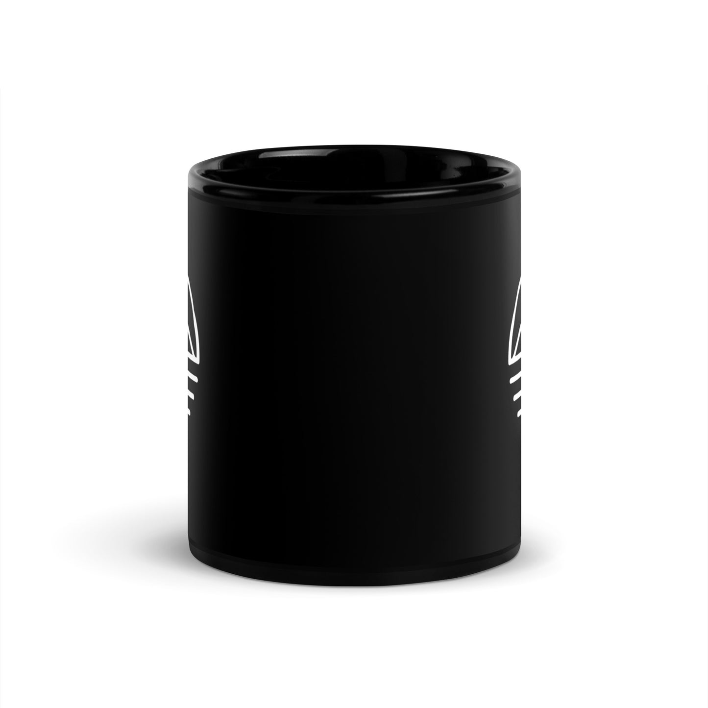 Simple Mokes Black Glossy Mug