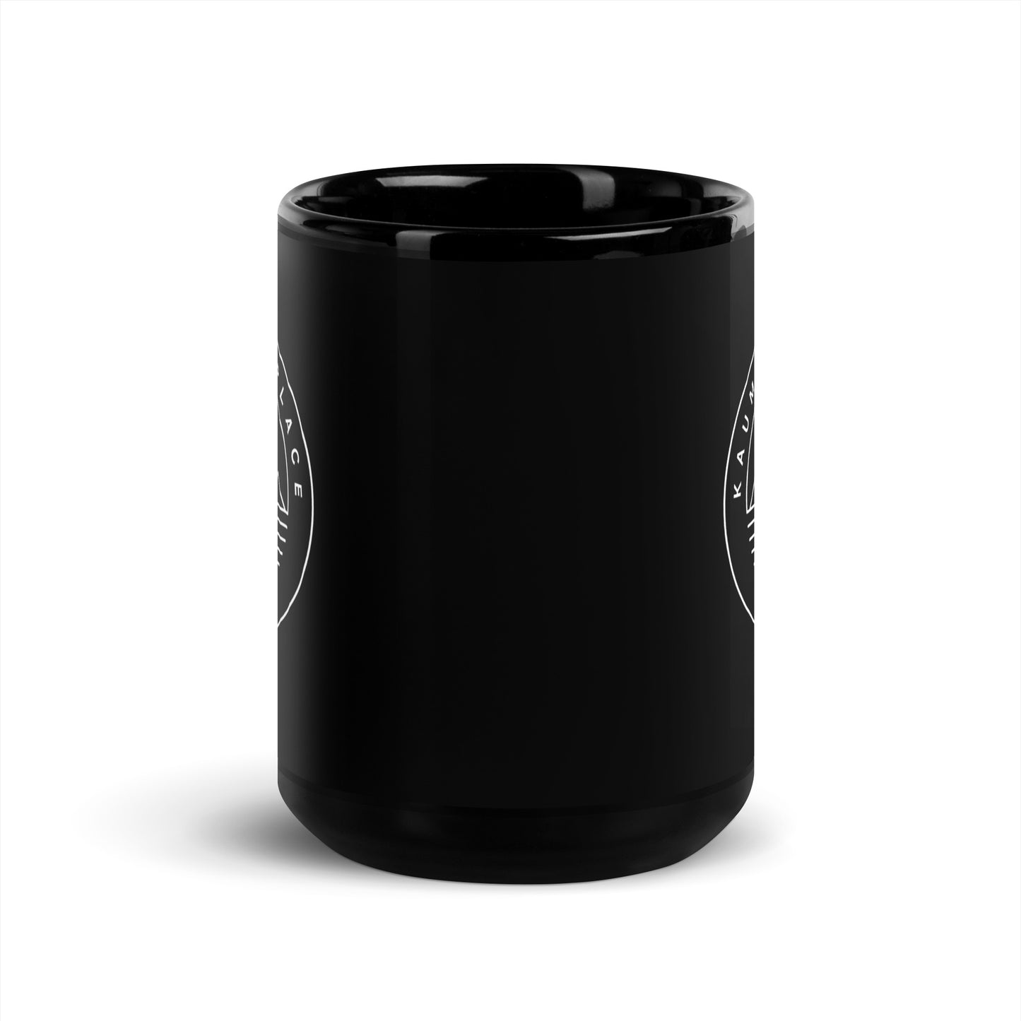 Kaumana Place Simple Mokes Black Glossy Mug