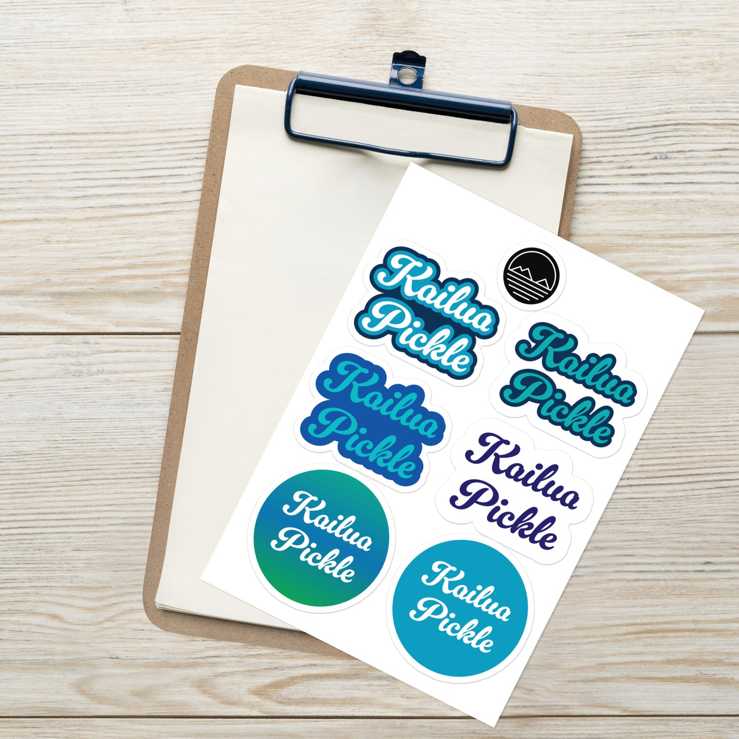 Kailua Pickle Sticker sheet