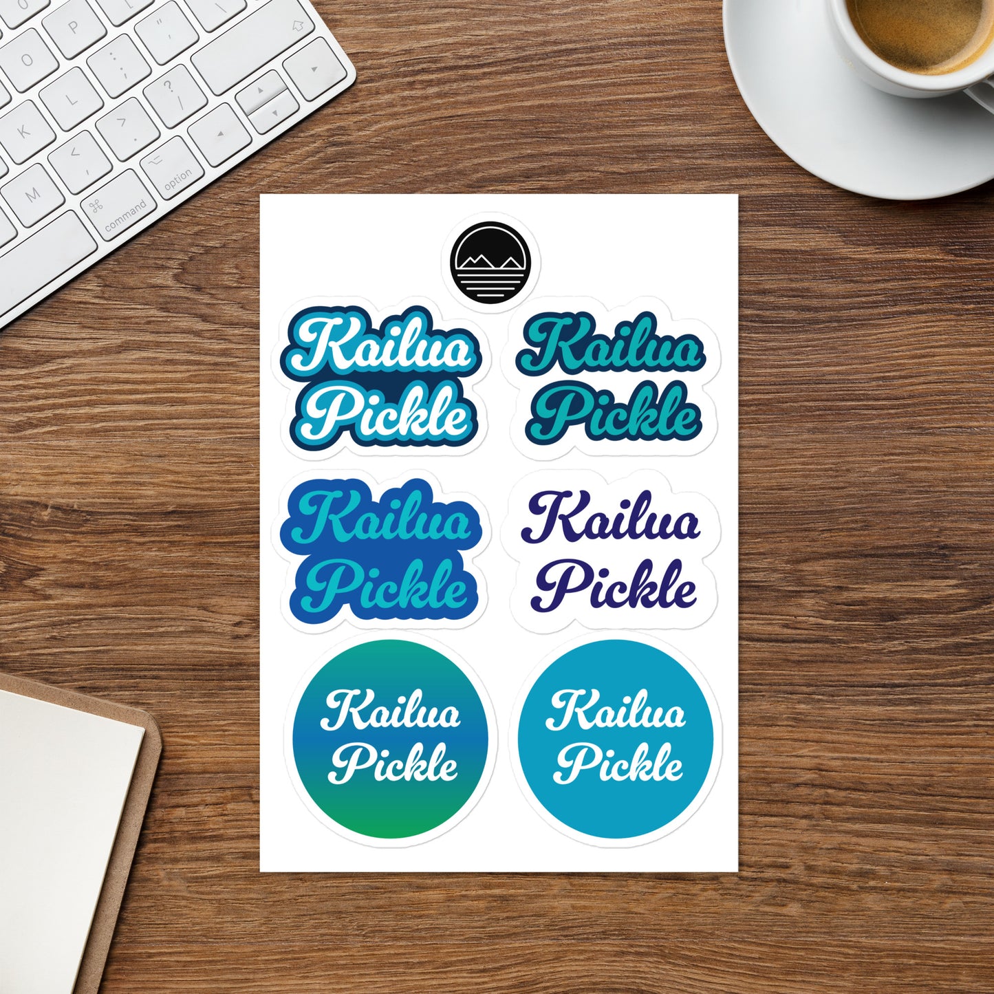 Kailua Pickle Sticker sheet