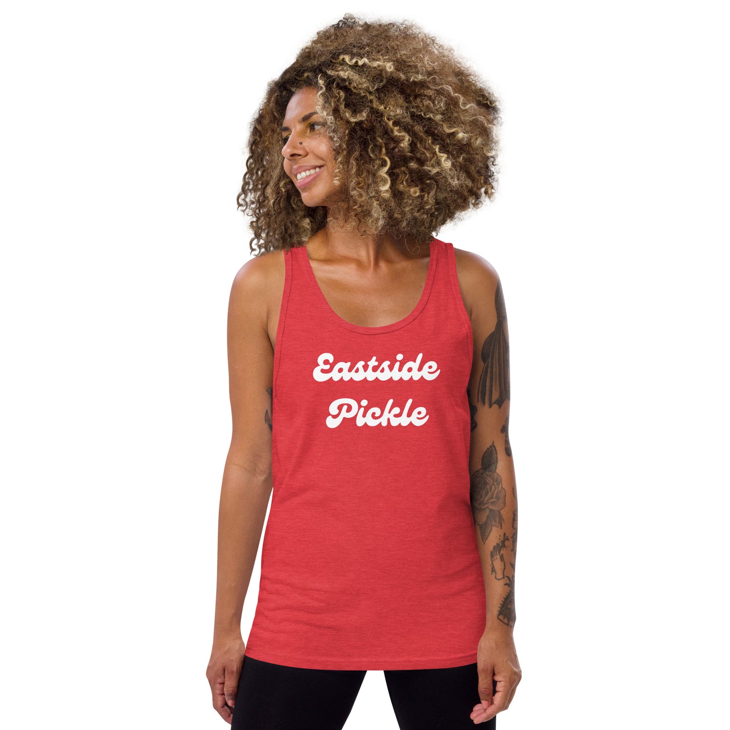 Retro Eastside Pickle Unisex Tank Top by Kailua Store