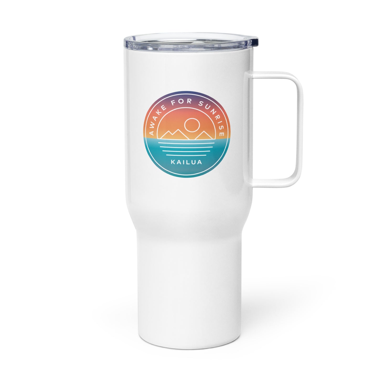 Awake for Sunrise Kailua Store Travel Mug