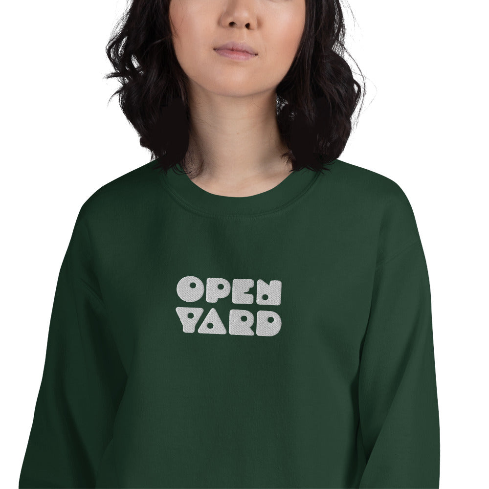 OpenYard Big Embroidery Unisex Sweatshirt