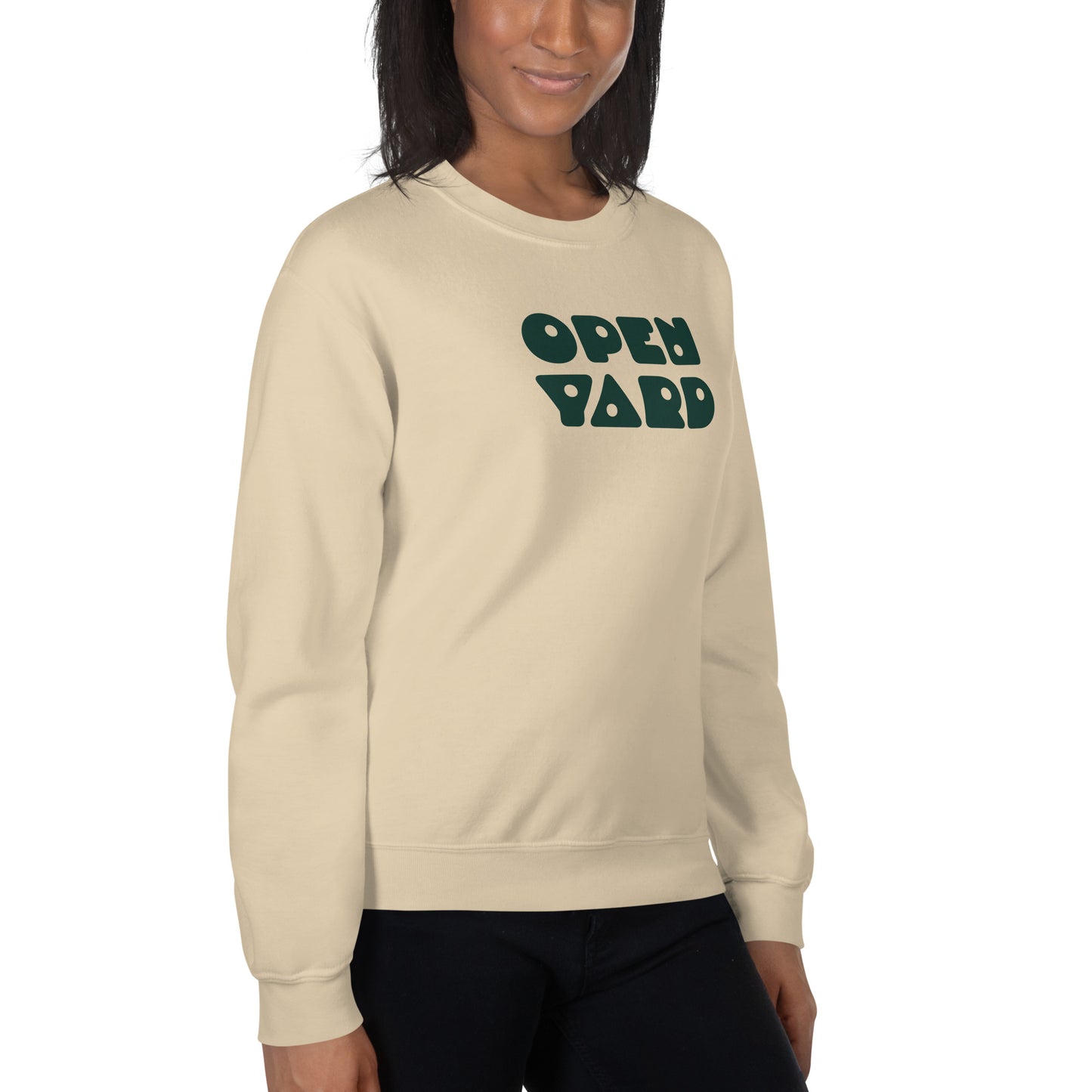 OpenYard Throwback Centered Front Unisex Sweatshirt