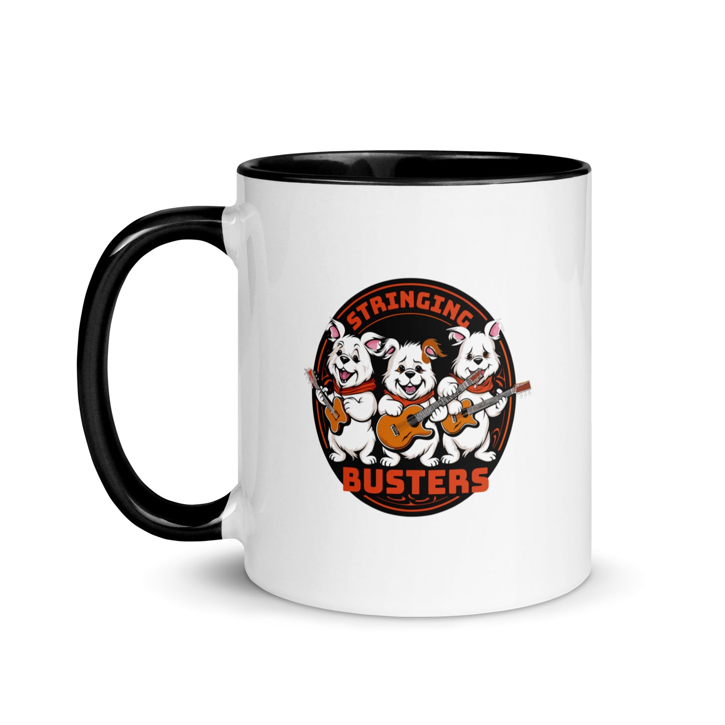 Stringing Busters Mug with Color Inside