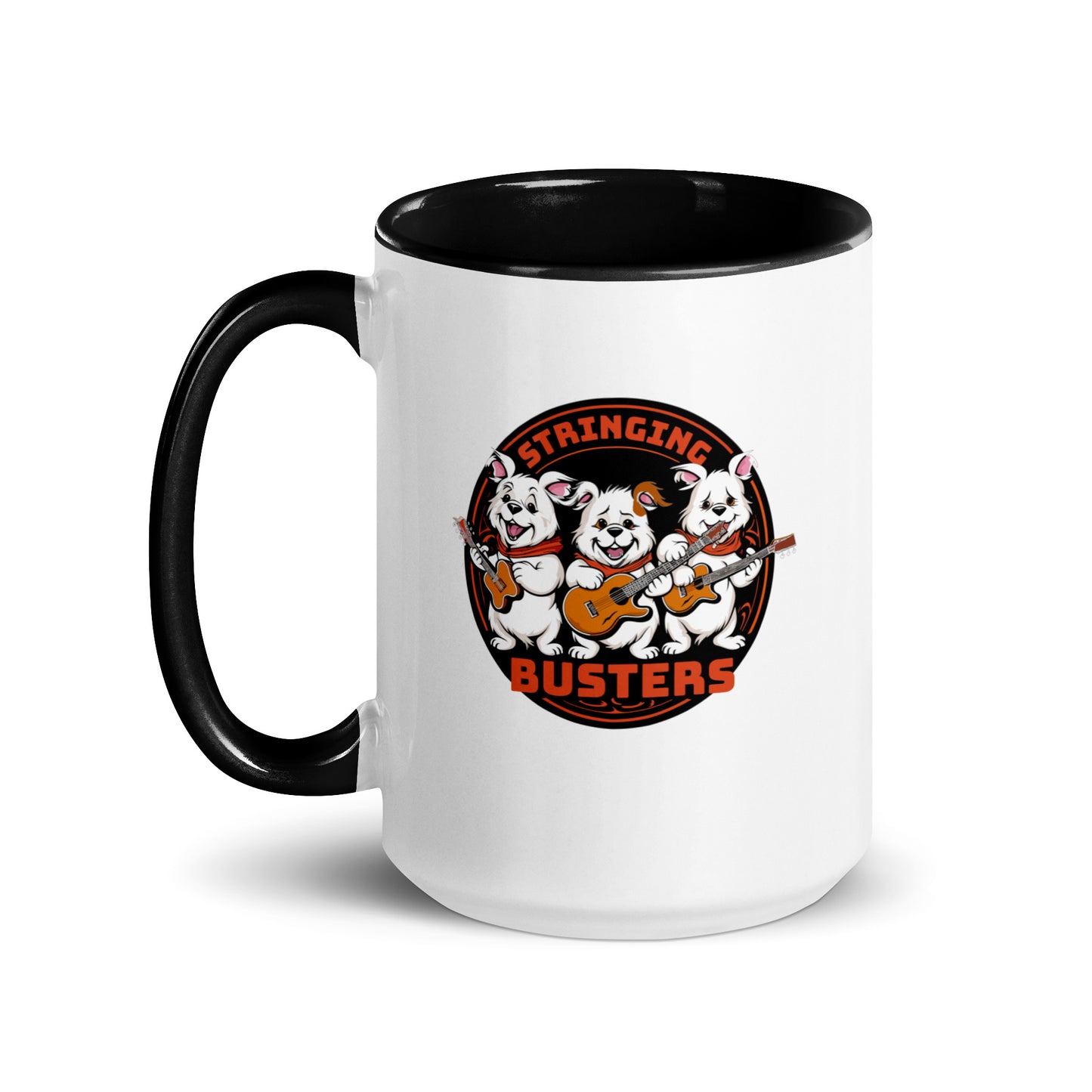 Stringing Busters Mug with Color Inside