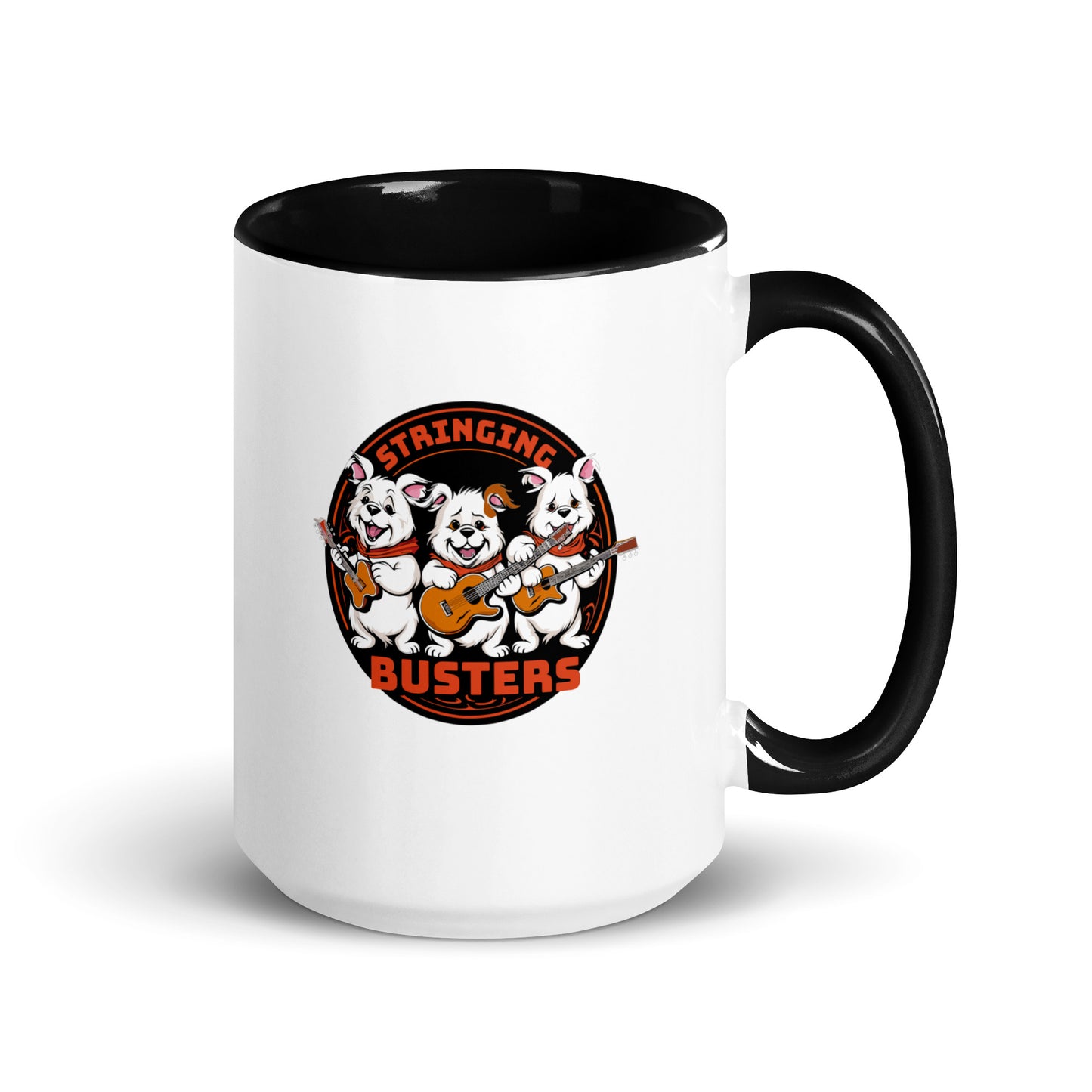 Stringing Busters Mug with Color Inside