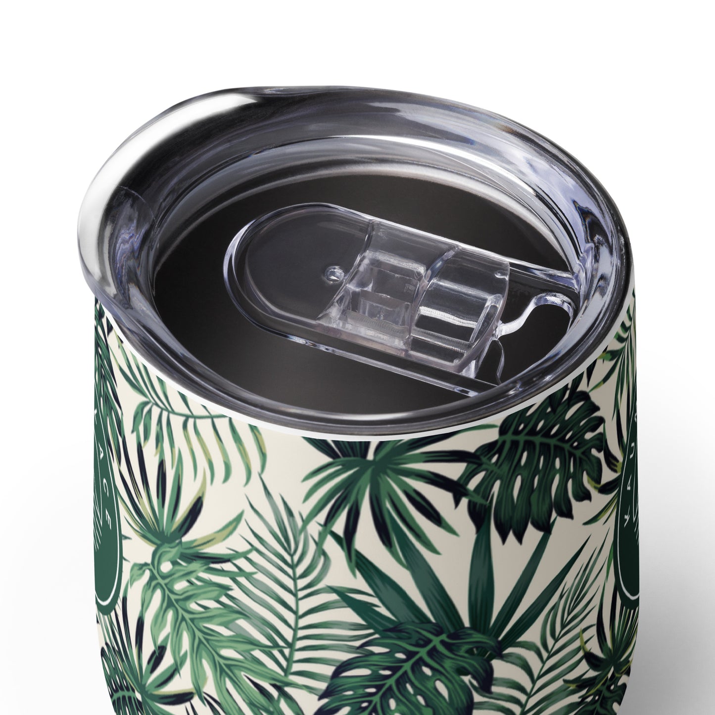 Kaumana Place Green Aloha Wine Tumbler