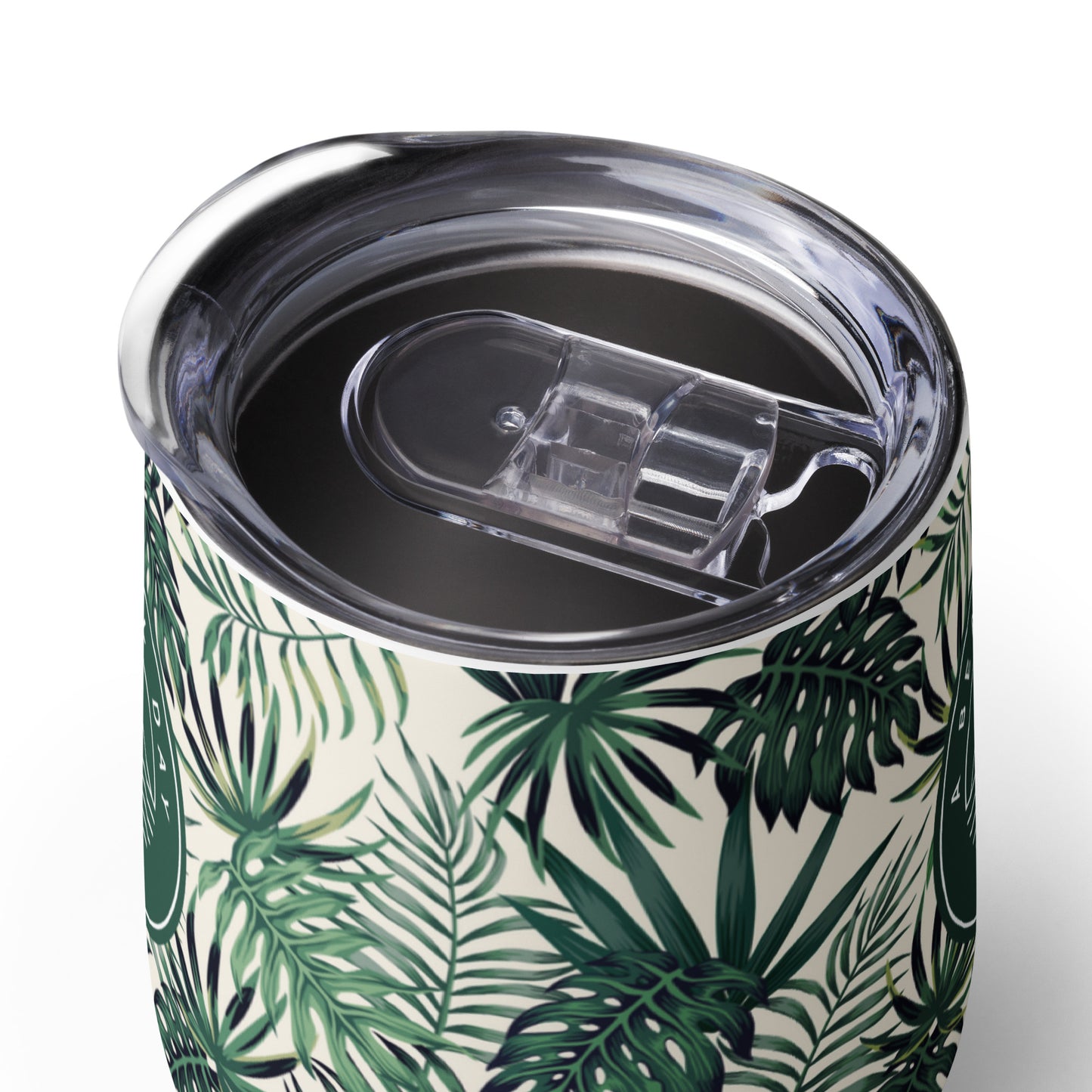 A Beautiful Day Green Aloha Wine Tumbler by Kailua Store