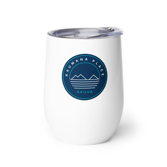 Kaumana Place Ocean Blues Wine Tumbler