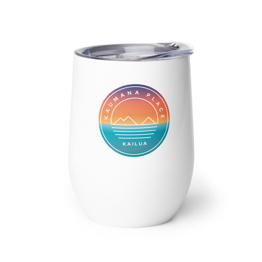 Kaumana Place Sunrise Wine Tumbler