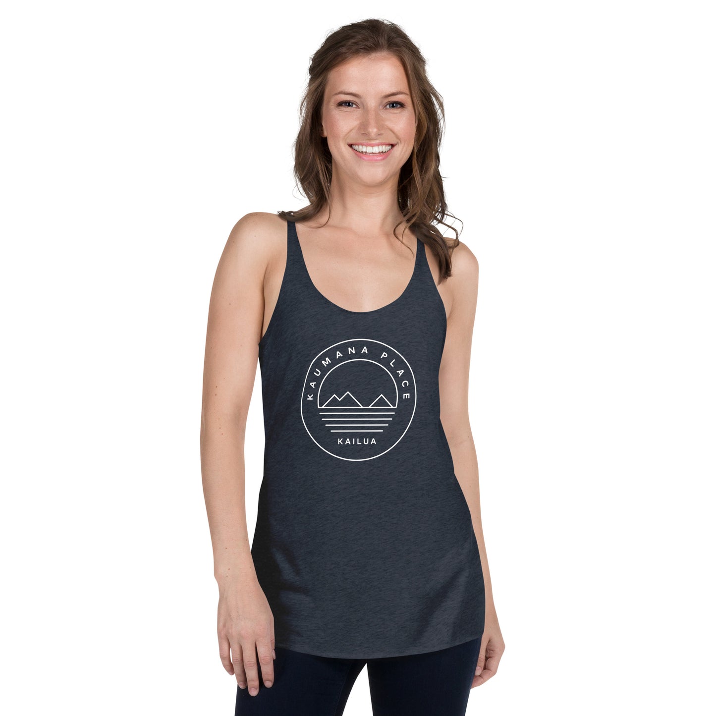 Kaumana Place Simple Mokes Women's Lightweight Racerback Tank