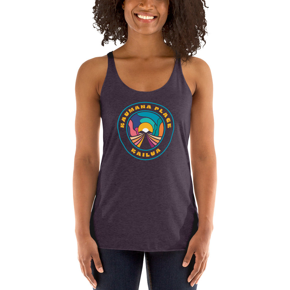 Kaumana Place Sunrise Skies Lightweight Women's Racerback Tank