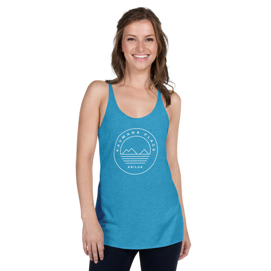 Kaumana Place Simple Mokes Women's Lightweight Racerback Tank