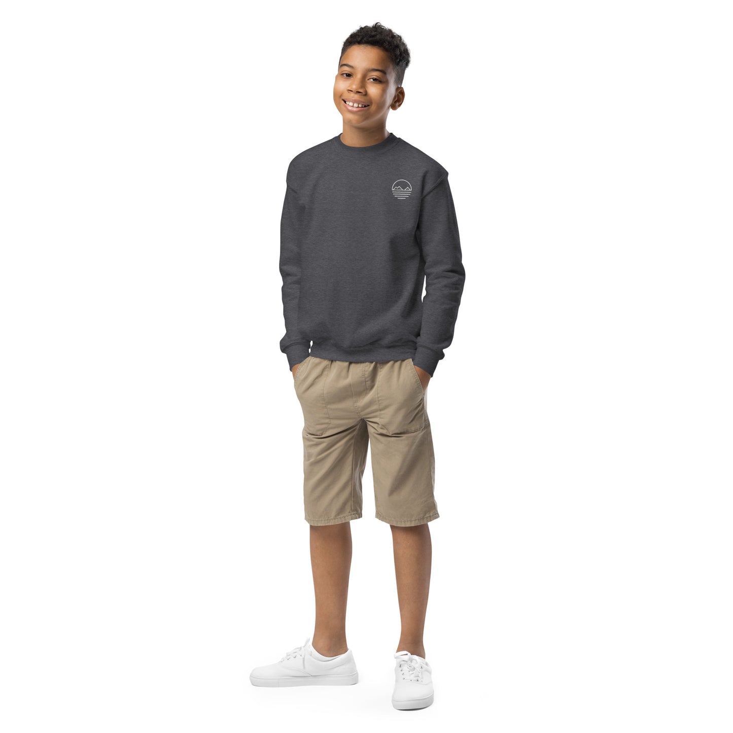 Simple Mokes Kailua Store Youth crewneck sweatshirt