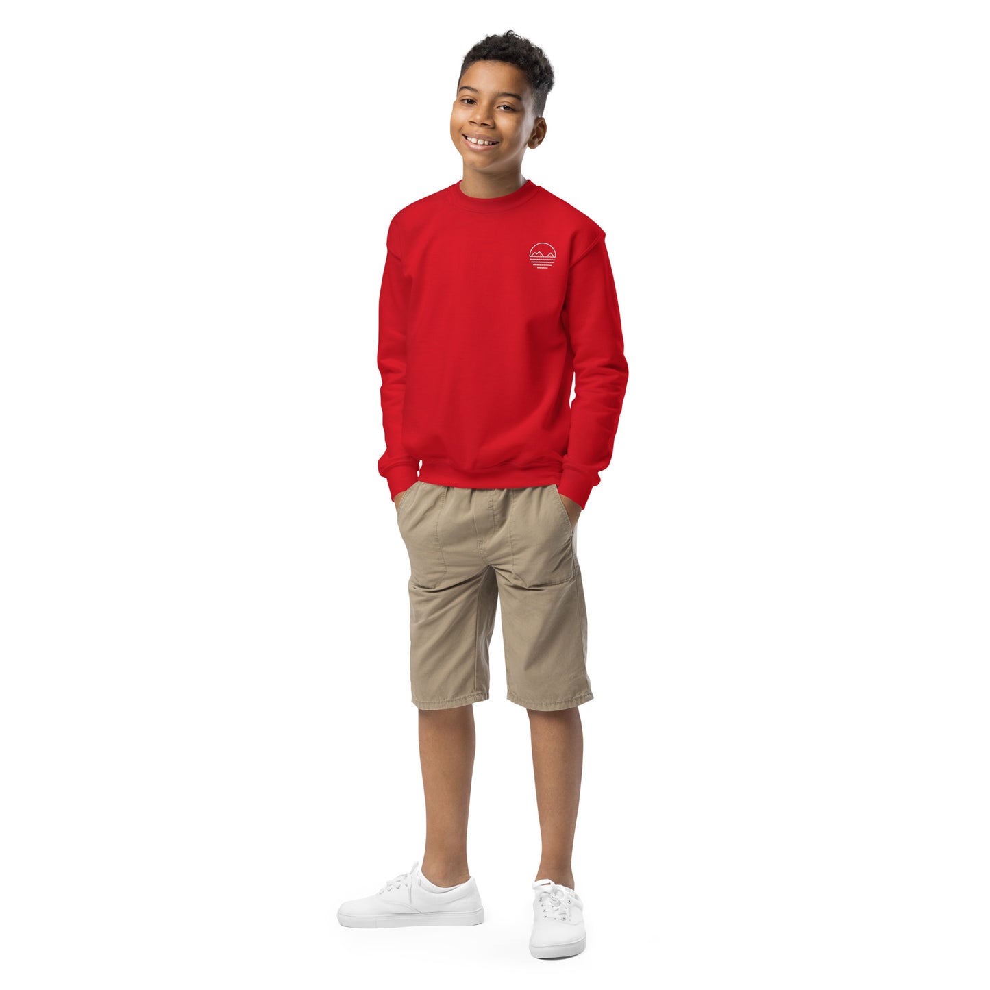 Simple Mokes Kailua Store Youth crewneck sweatshirt