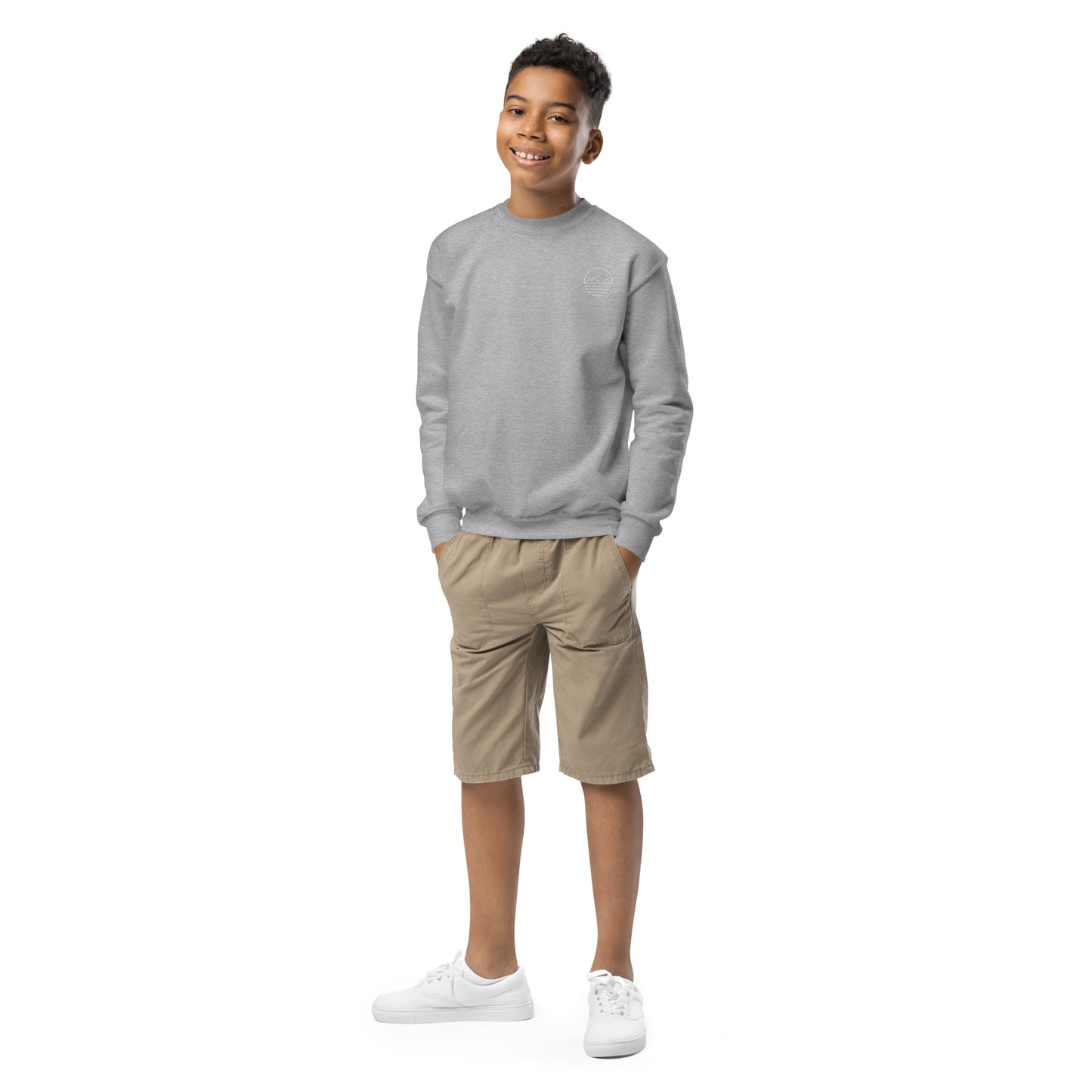 Simple Mokes Kailua Store Youth crewneck sweatshirt