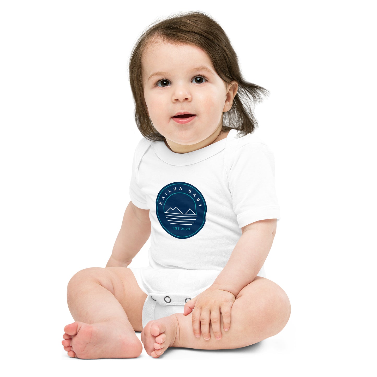 Kailua Baby Ocean Blues Onesie (Est. 2023)