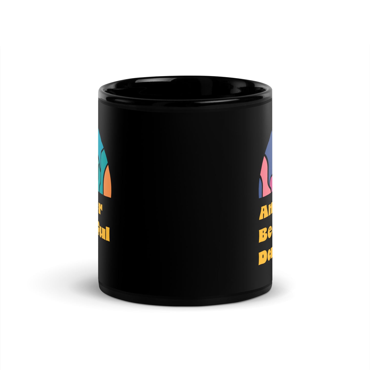 Another Beautiful Day Black Glossy Mug