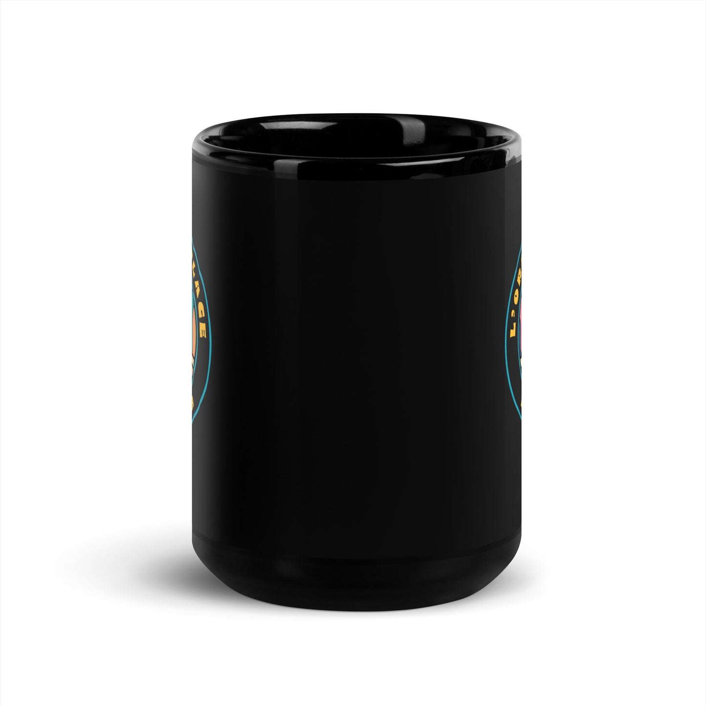 L'Orange Place Sunrise Skies Black Glossy Mug